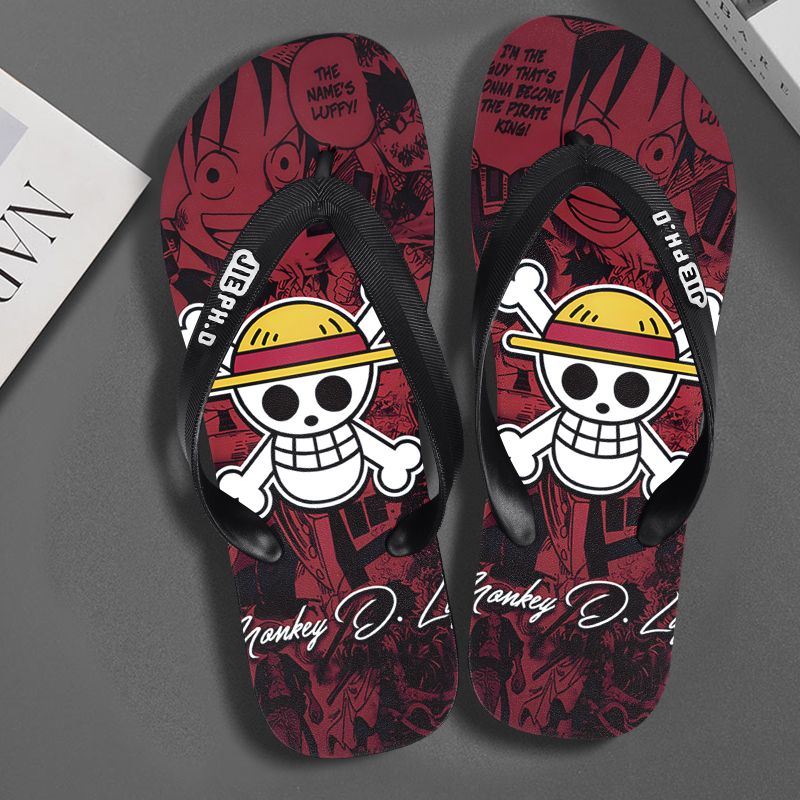Anime Cosplay Ai - Neue One Piece Anime Flip-Flops, rutschfest,