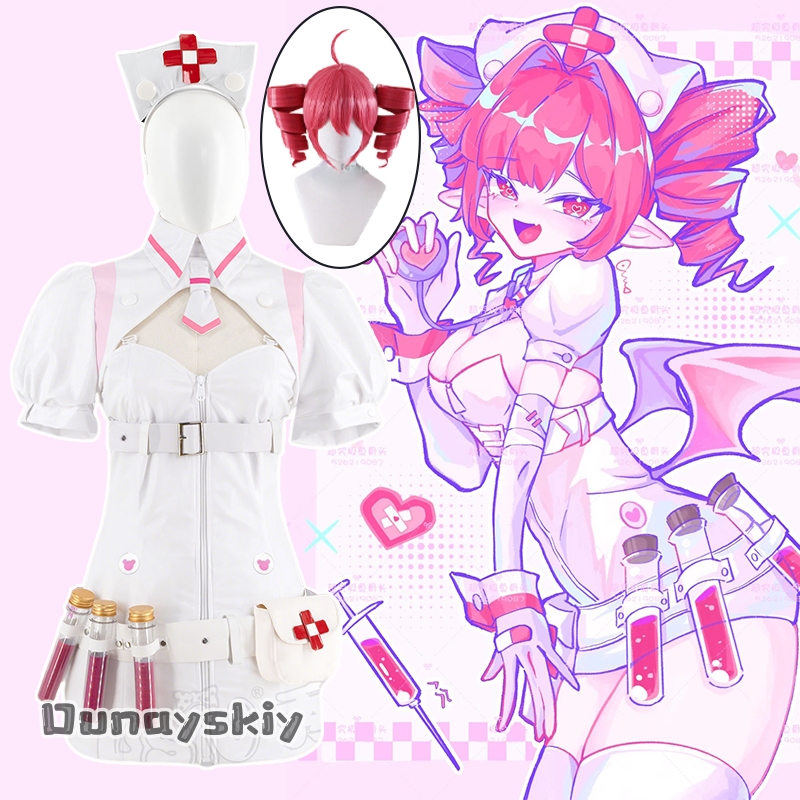 Anime Cosplay Nurse - Buro Cosplay Kostüm Virtual Idol Cosplay