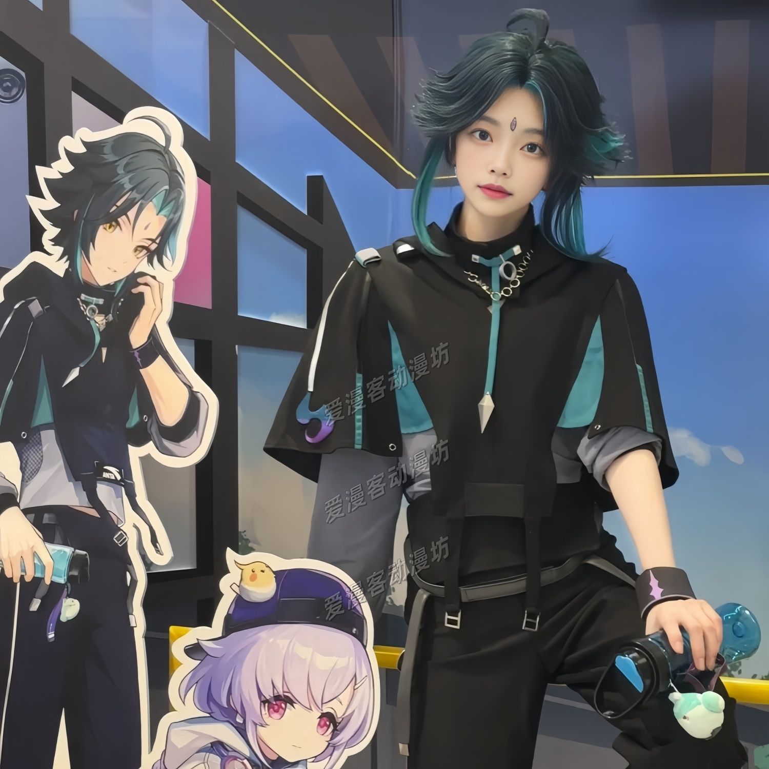 Anime Cosplay Male - Halloween XIAO Kostüme Spiel Genshin Impact
