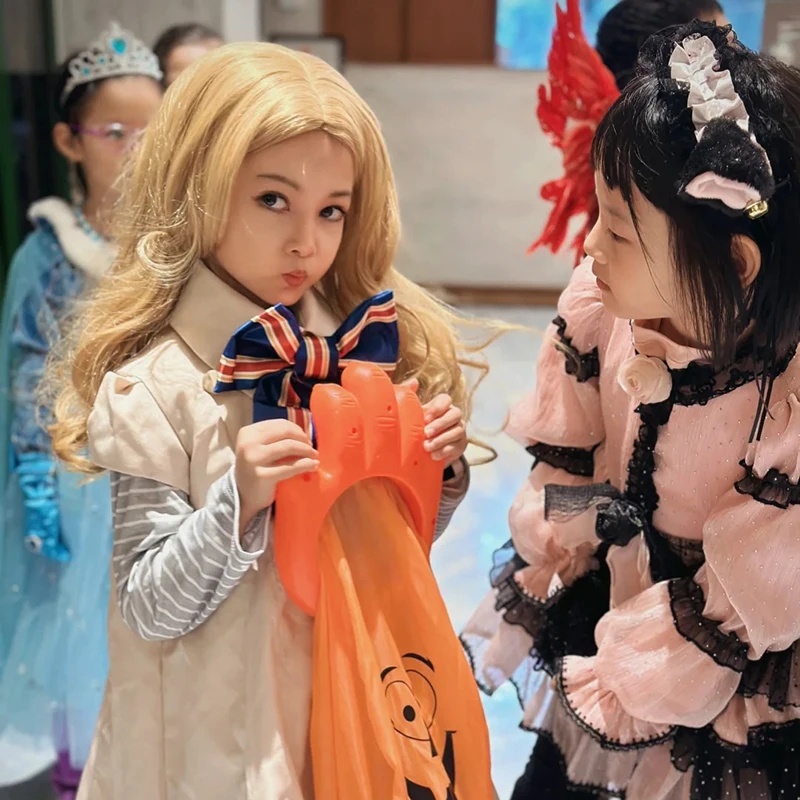 Anime Cosplay Ai - kmn2 M3GAN Cosplay Kostüm KI-Roboter-Puppen Gelbliches