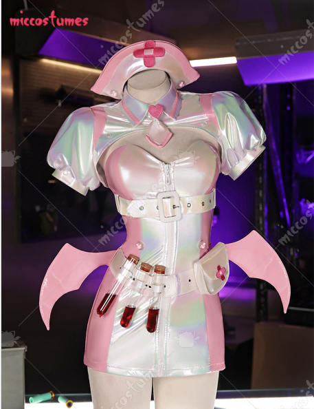Anime Cosplay Nurse - Miccostumes Damen Buroo Cosplay Kostüm Krankenschwester