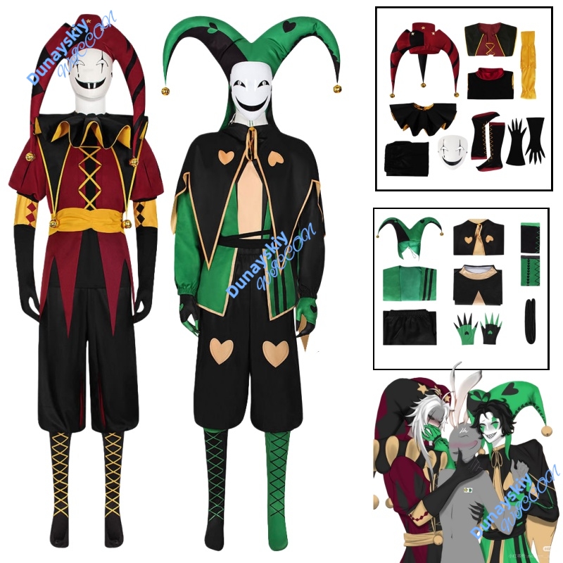 Anime And Cosplay Expo 2025 - Herren Freak Zirkus Pierrot Clown Cosplay