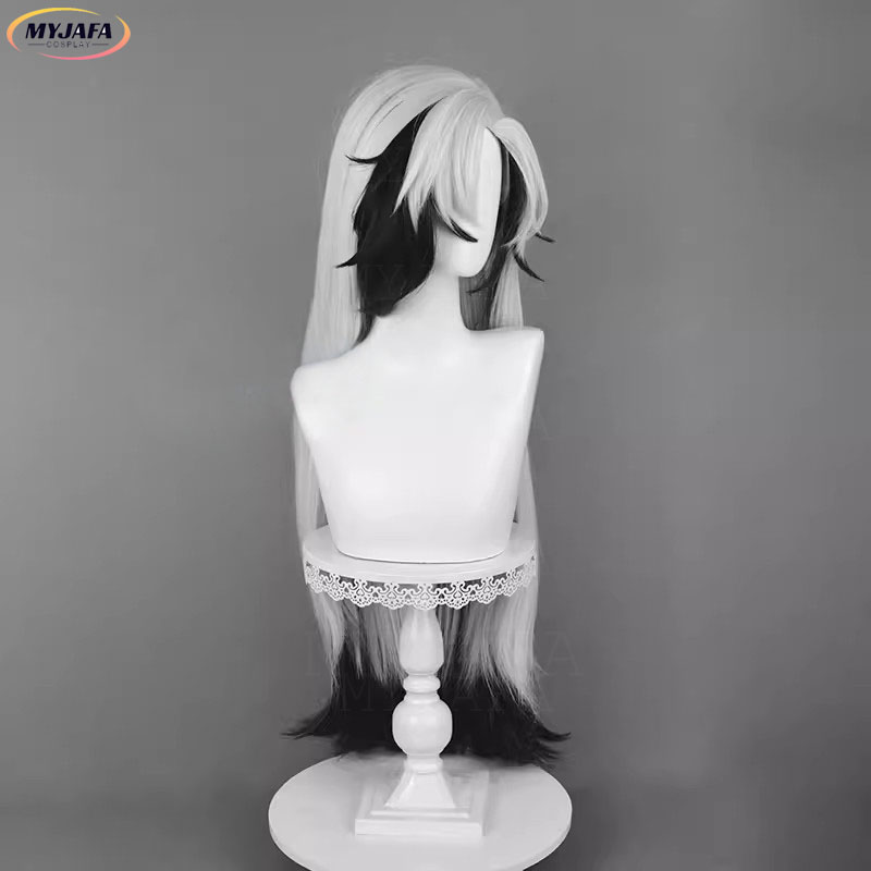 Anime Cosplay Long Black Hair - Hochwertige Boothill Cosplay Perücke Spiel HSR