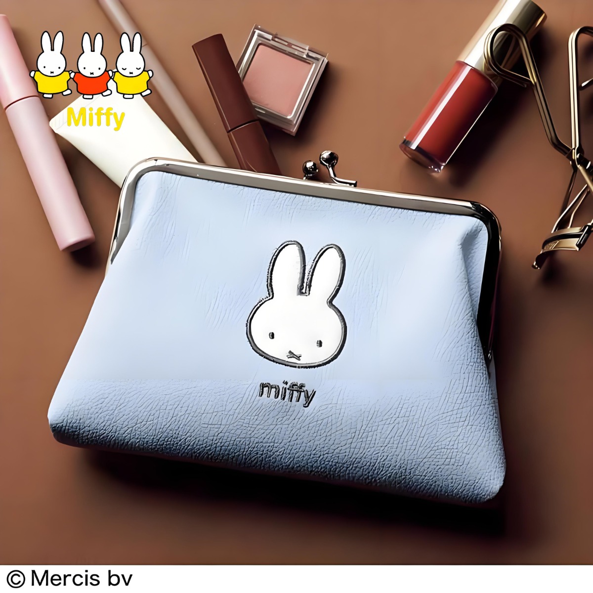 Anime About Cosplay Girl - Kawaii Anime Miffy Kaninchen Geldbörse Leder-Kosmetiktasche