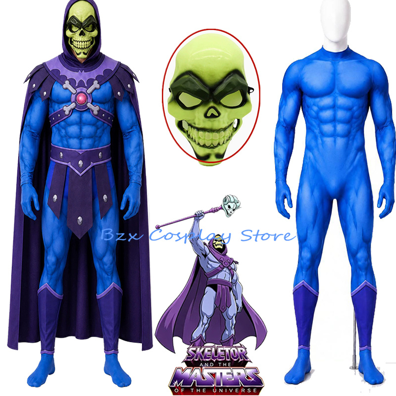 Anime Cosplay With Mask - Anime Universe Man Cosplay King Skeletor