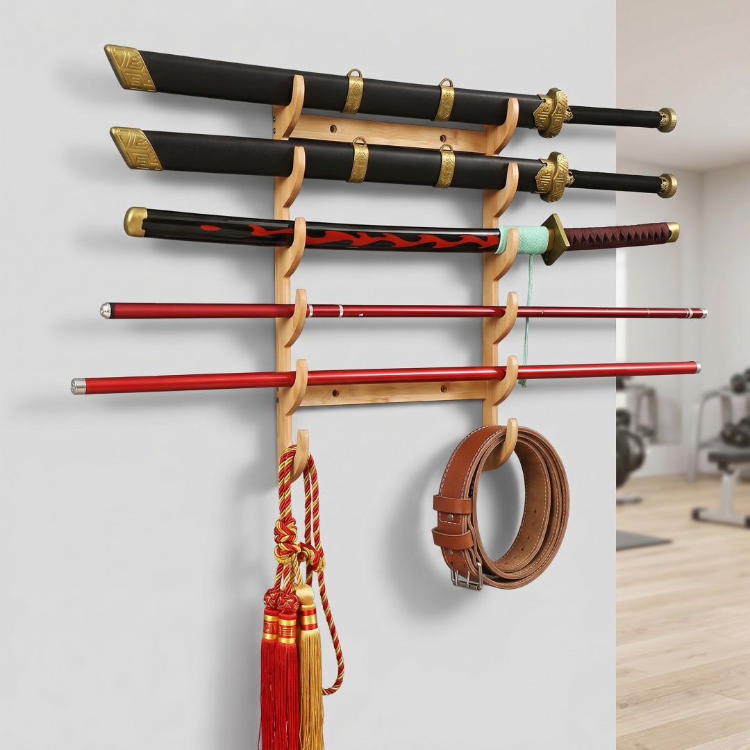 Anime Cosplay Katana - 8-lagiges Wandregal zur Schwertaufbewahrung, Anime Cosplay