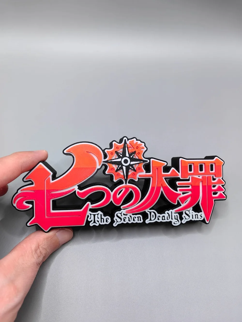 Anime Cosplay Title - Anime Die Sieben Todsünden 3D Modell