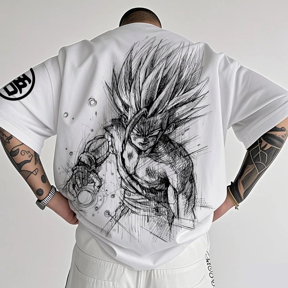 Dragon Ball Saiyan Armor - Dragon Ball Animation T-Shirt Herren Sommer