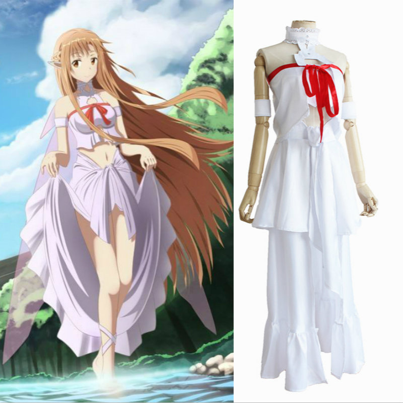 Sword Art Online Cape - Heißer Halloween Kostüme Anime Yuuki Asuna