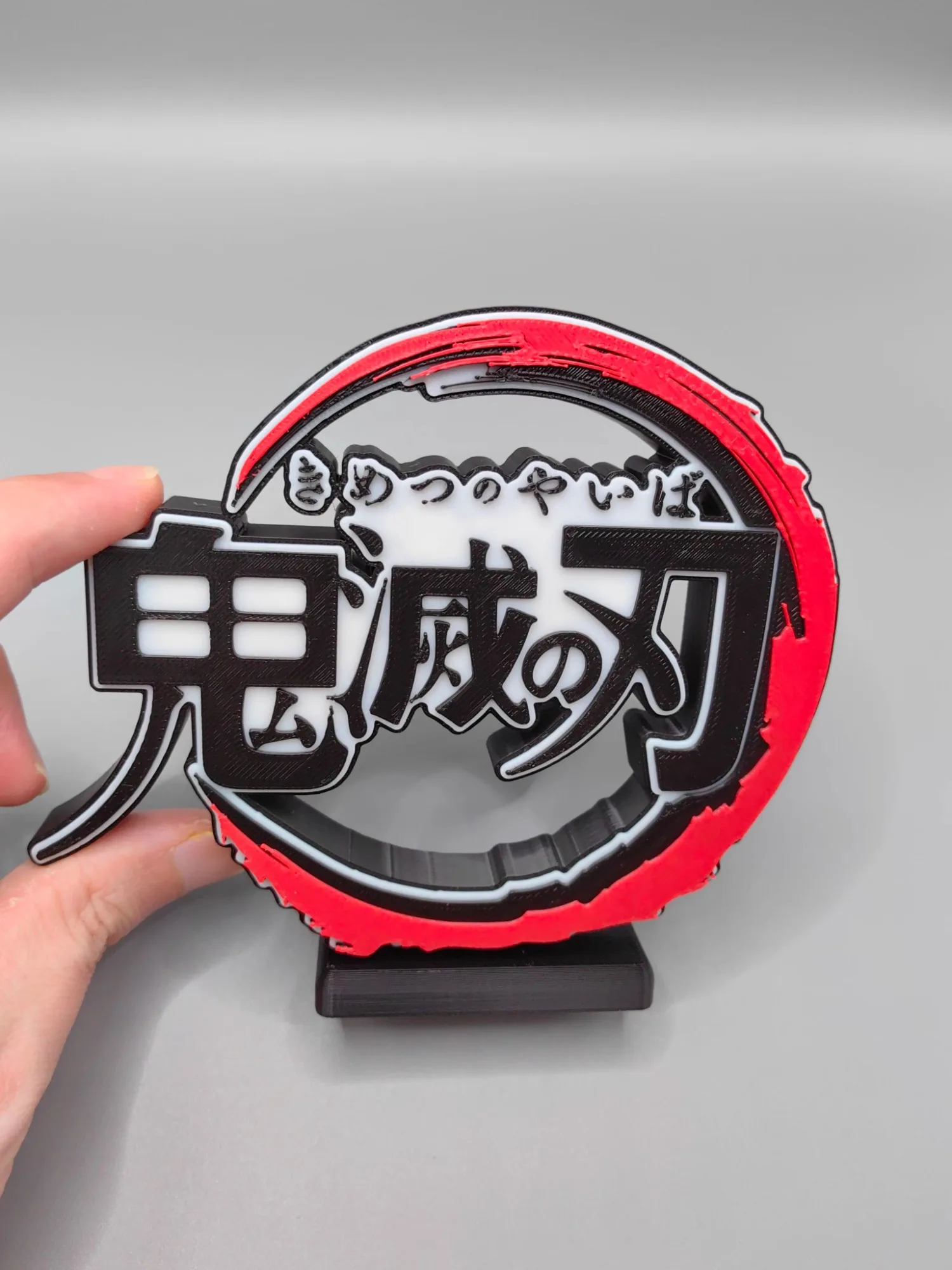 Anime Kimetsu No Yaiba 3D Logo – Anime Cosplay Title Bewertung und Preis
