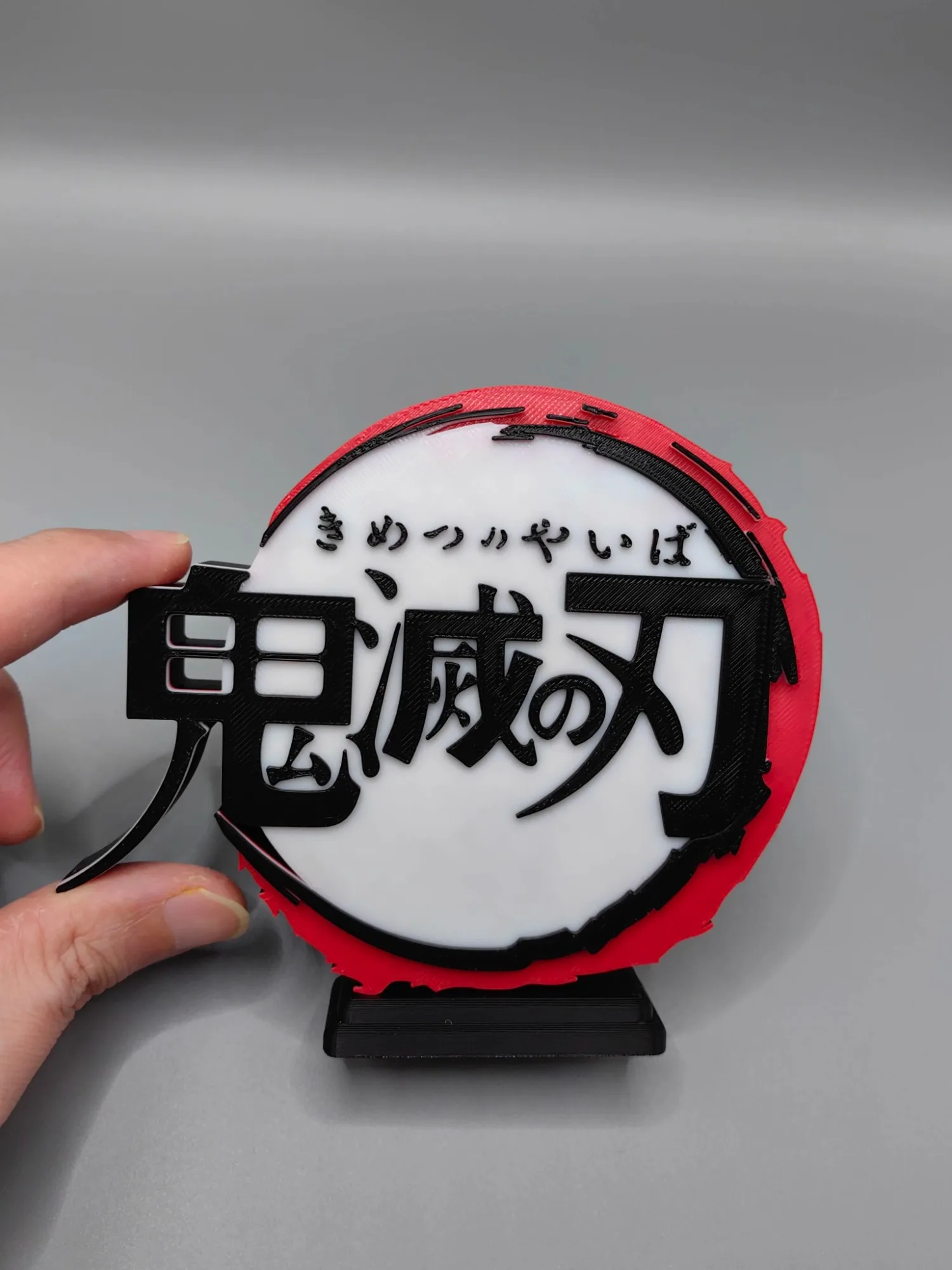 Anime Kimetsu No Yaiba 3D Logo – Anime Cosplay Title Bewertung und Preis