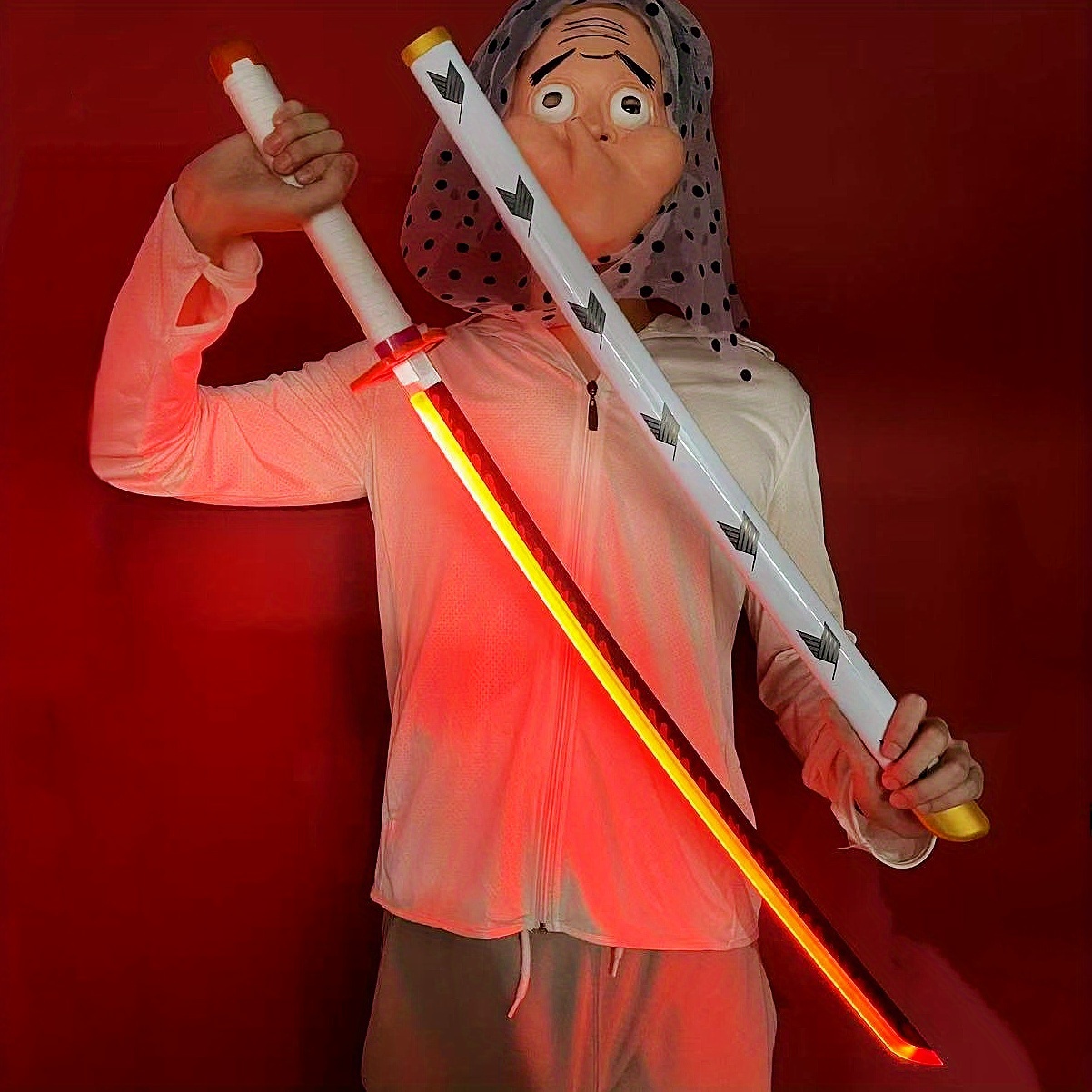 Leuchtende Demon Slayer Katana – Anime Cosplay Katana Bewertung und Preis