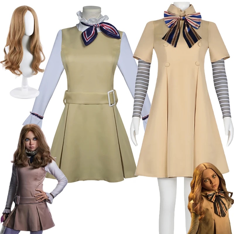 kmn2 M3GAN Cosplay Kostüm KI-R – Anime Cosplay Ai Bewertung und Preis