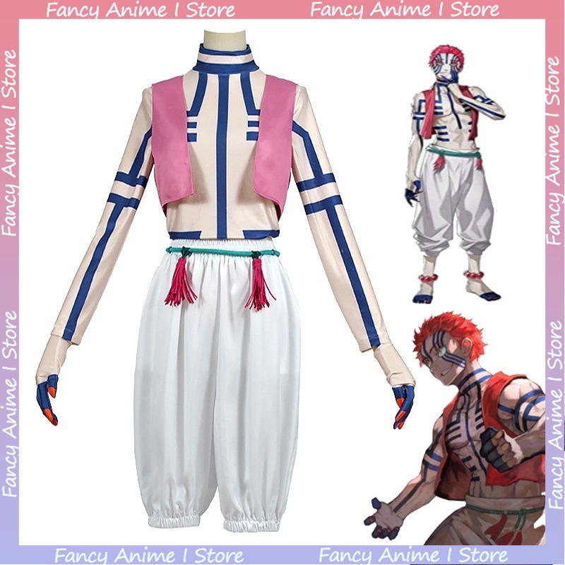 Anime Akaza Cosplay-Kostüm, hü – Anime Cosplay Male Bewertung und Preis