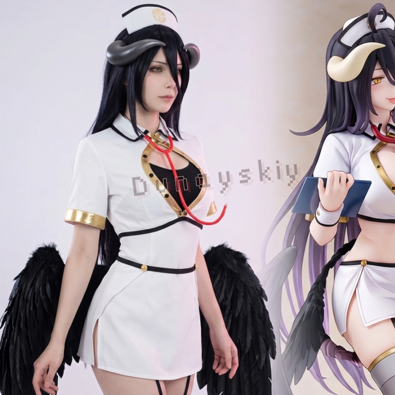 OVERLORD Albedo Gothic Angel N – Anime Cosplay Nurse Bewertung und Preis