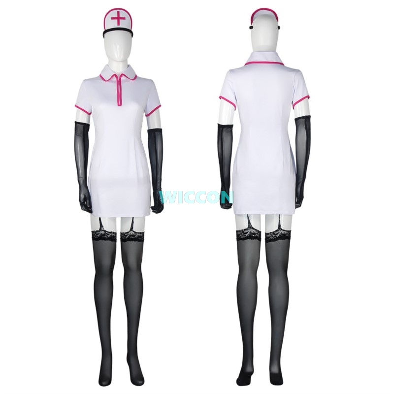 Anime Chainsaw Man Cosplay Kos – Anime Cosplay Nurse Bewertung und Preis