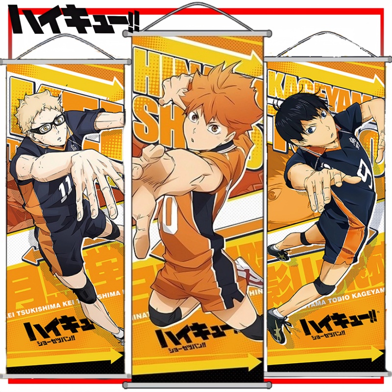 Haikyuu!! Wandrolle Cartoon To – Anime Cosplay Wallpaper Bewertung und Preis