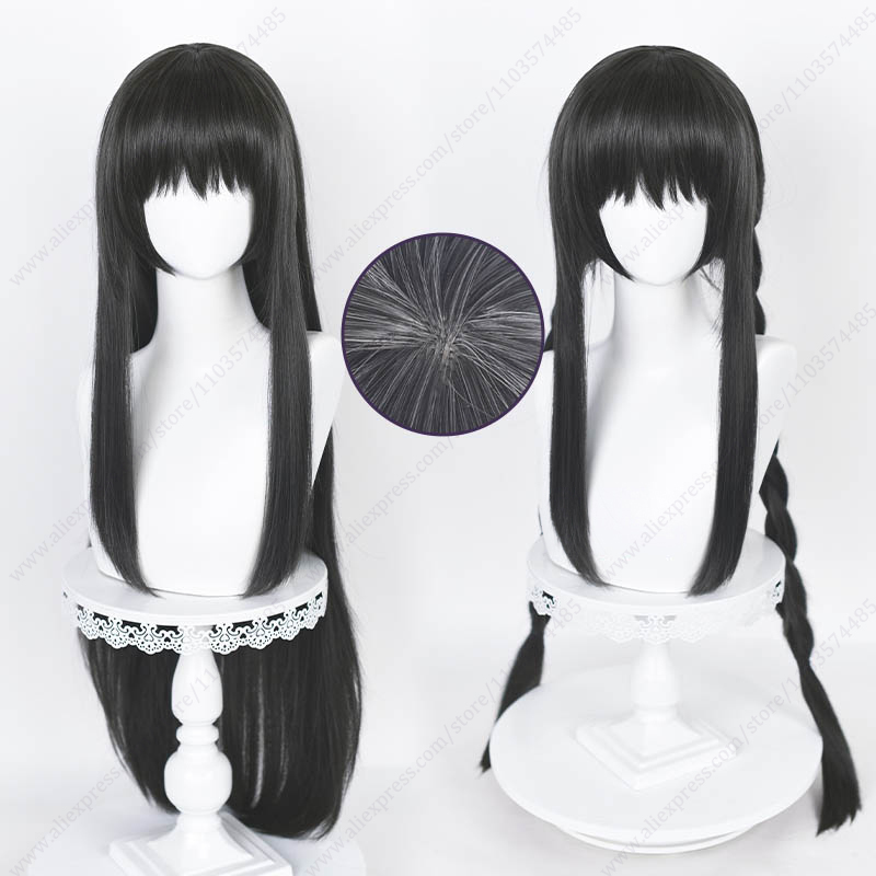 Akemi Homura 90cm lang gerade  – Anime Cosplay Long Black Hair Bewertung und Preis