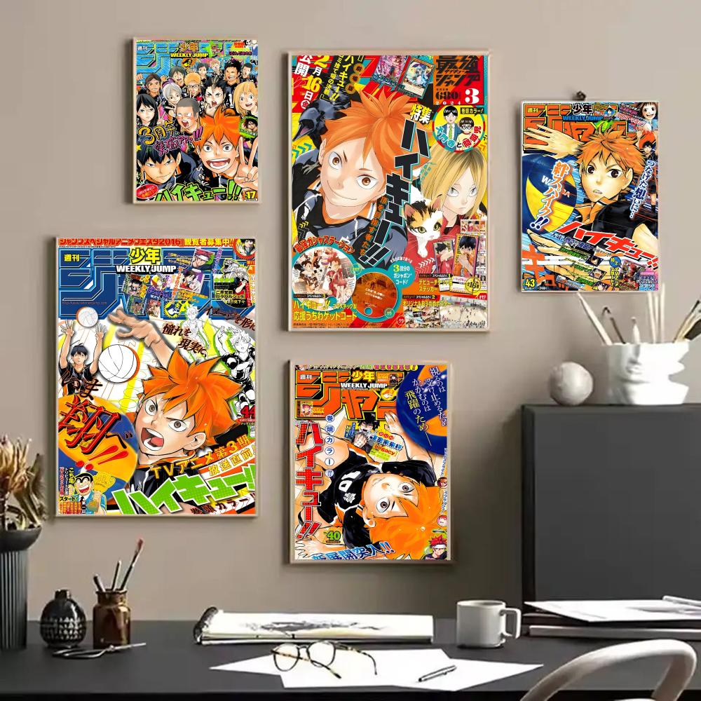 H-Haikyu Anime-Poster, Aufkleb – Anime Cosplay Wallpaper Bewertung und Preis