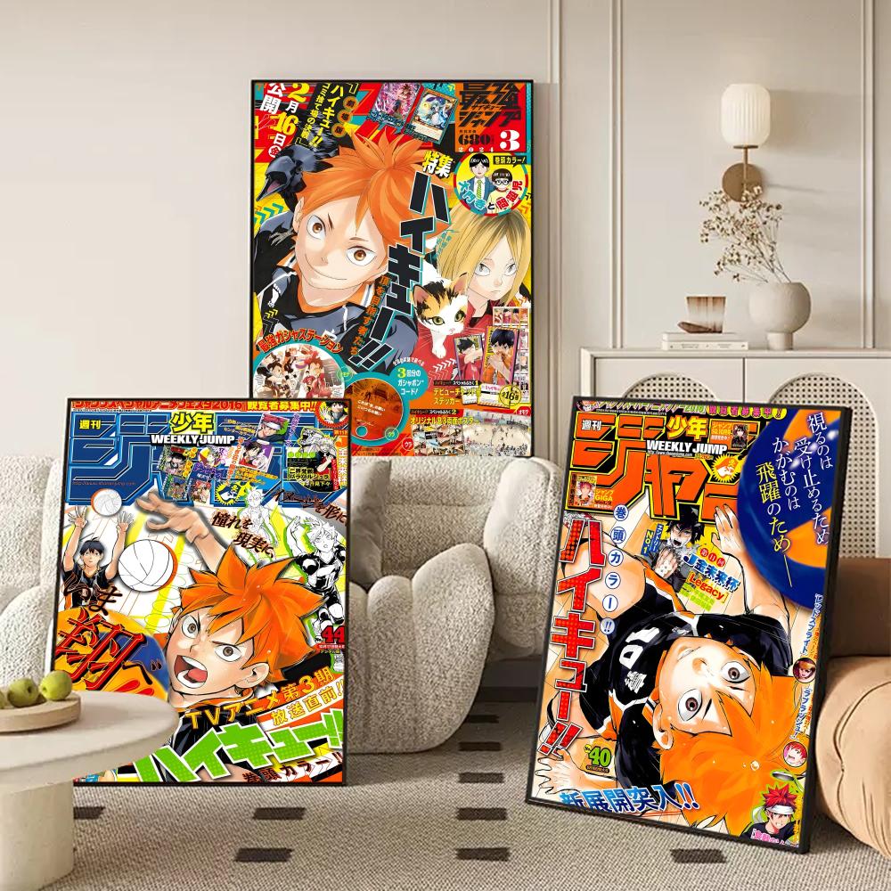 H-Haikyu Anime-Poster, Aufkleb – Anime Cosplay Wallpaper Bewertung und Preis