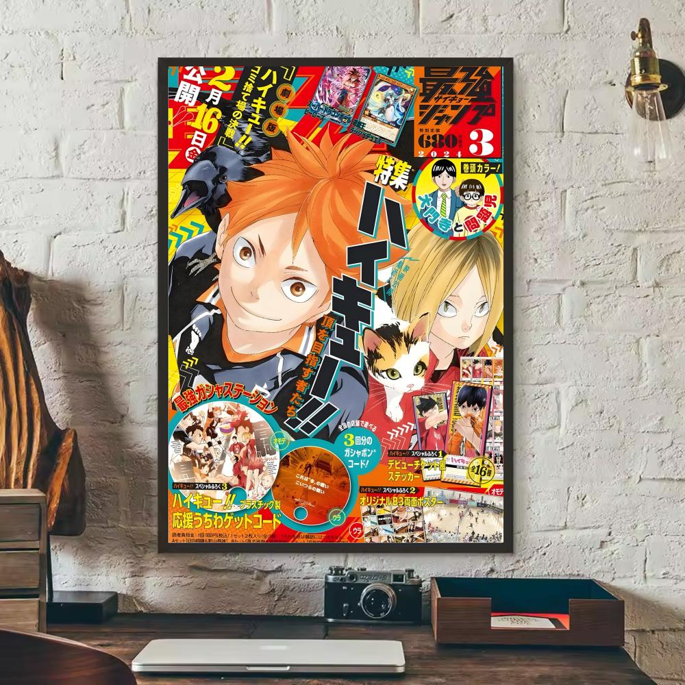H-Haikyu Anime-Poster, Aufkleb – Anime Cosplay Wallpaper Bewertung und Preis