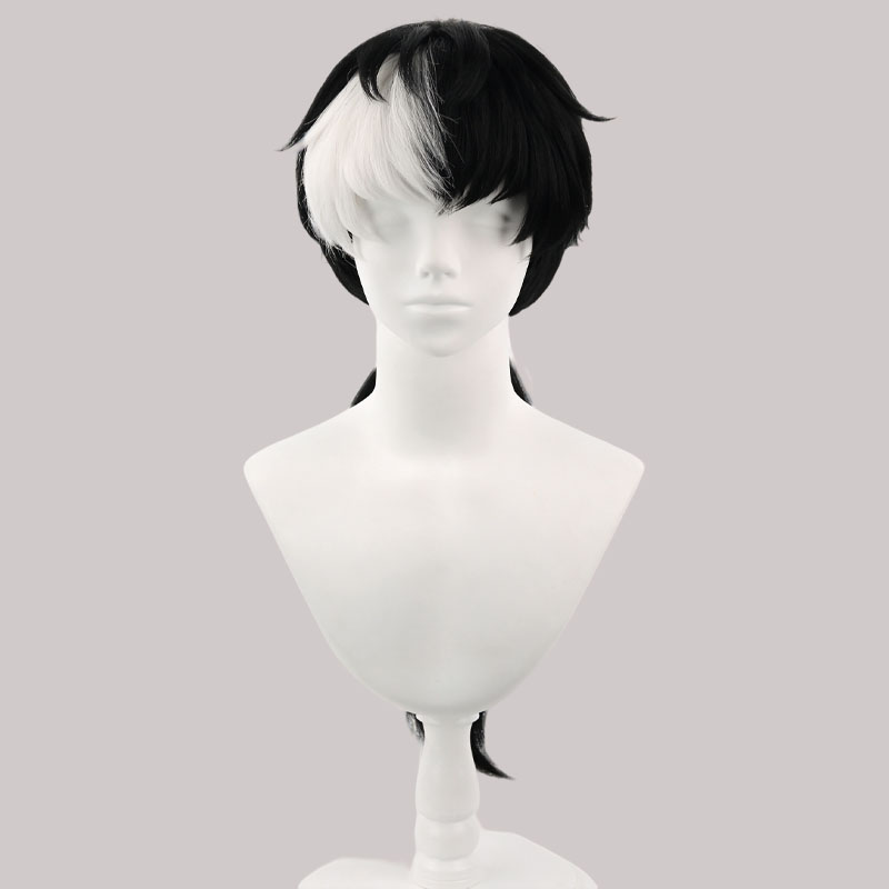 Game Ace Attorney Simon Blackq – Anime Cosplay Long Black Hair Bewertung und Preis