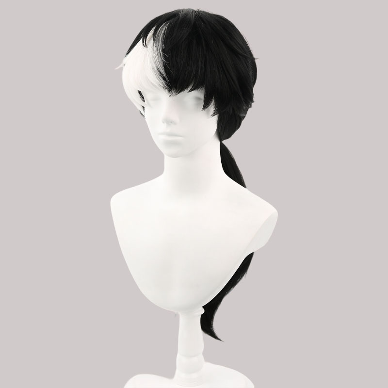 Game Ace Attorney Simon Blackq – Anime Cosplay Long Black Hair Bewertung und Preis