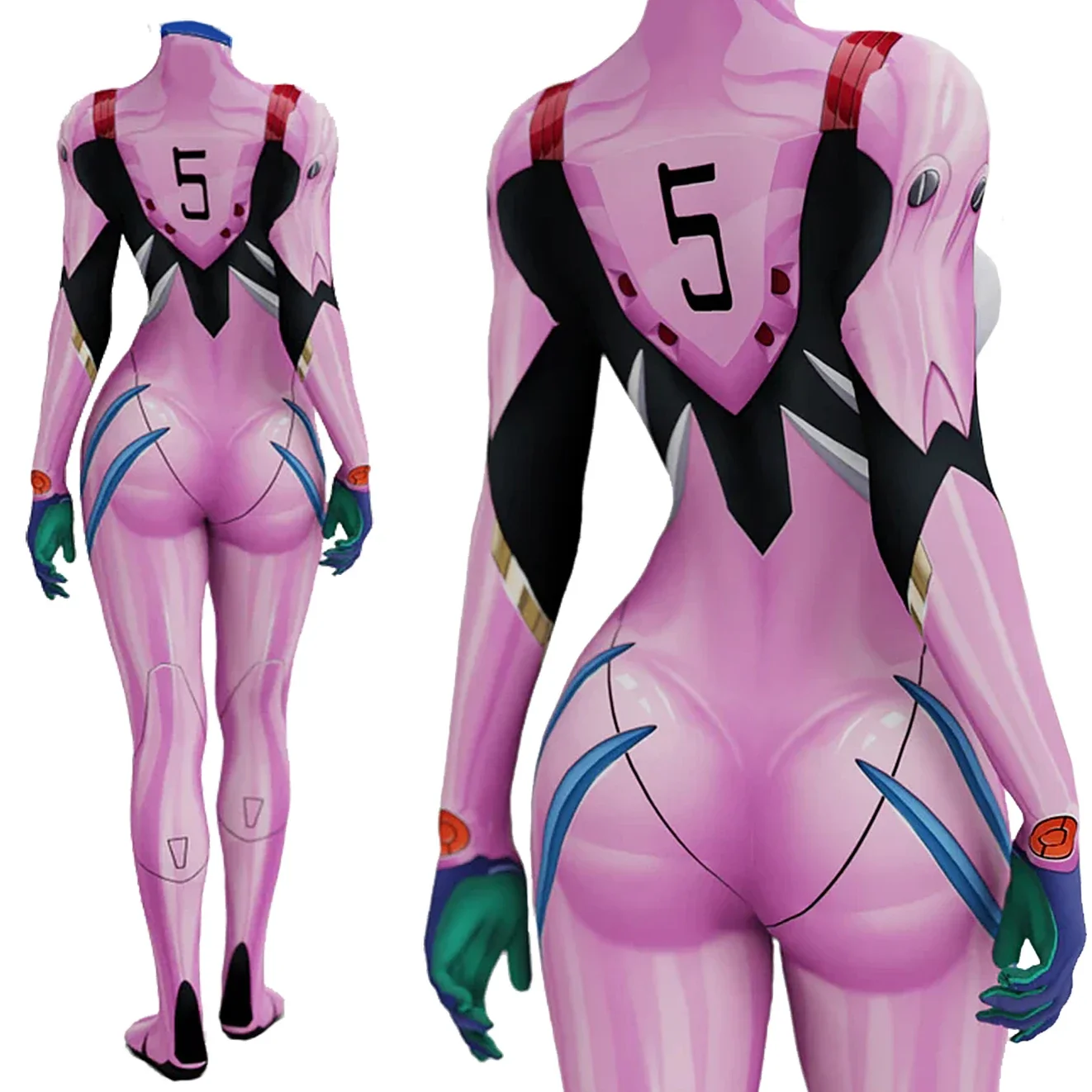 Anime EVA 05 Makinami Cosplay  – Anime Cosplay Girls Bewertung und Preis