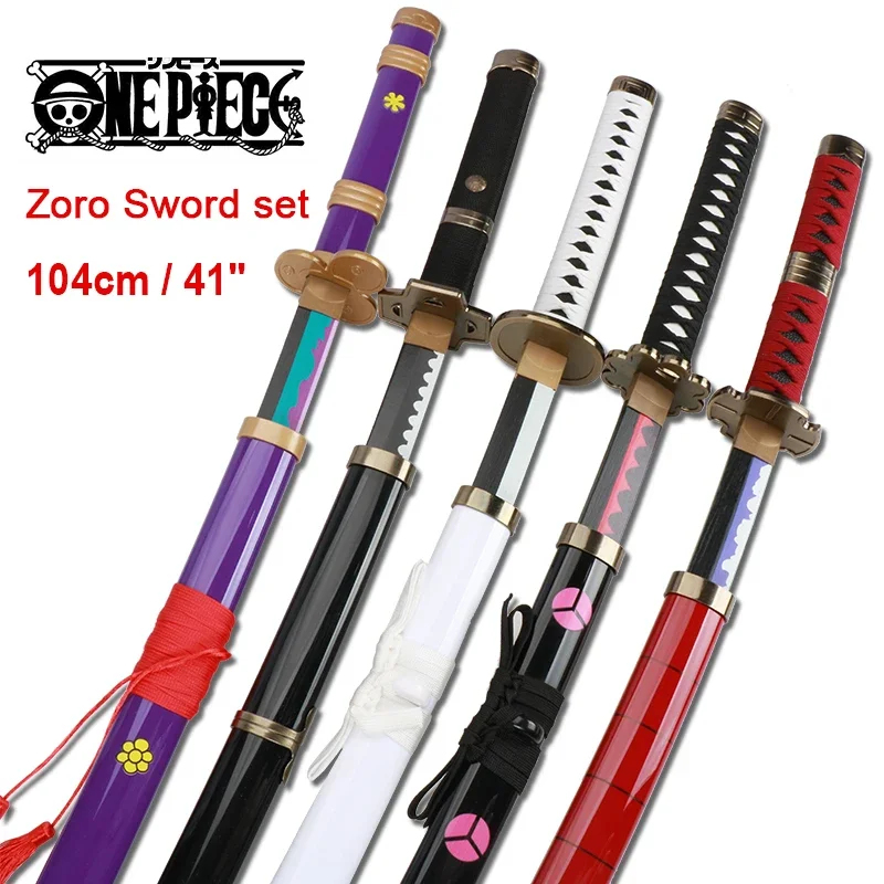 2026 3-teiliges Roronoa Zoro S – Anime Cosplay Katana Bewertung und Preis