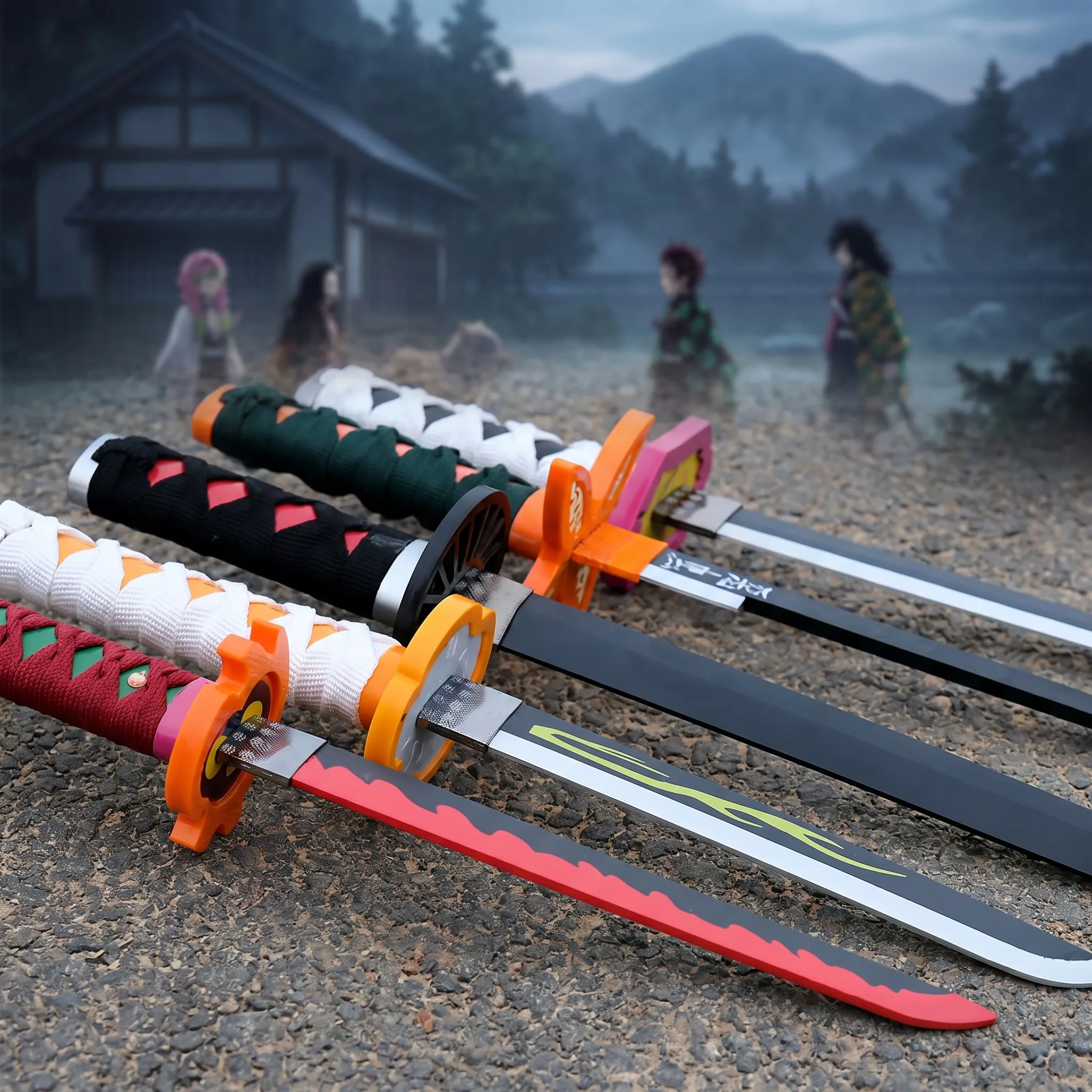 72 104cm Demon Slayer Katana T – Anime Cosplay Katana Bewertung und Preis