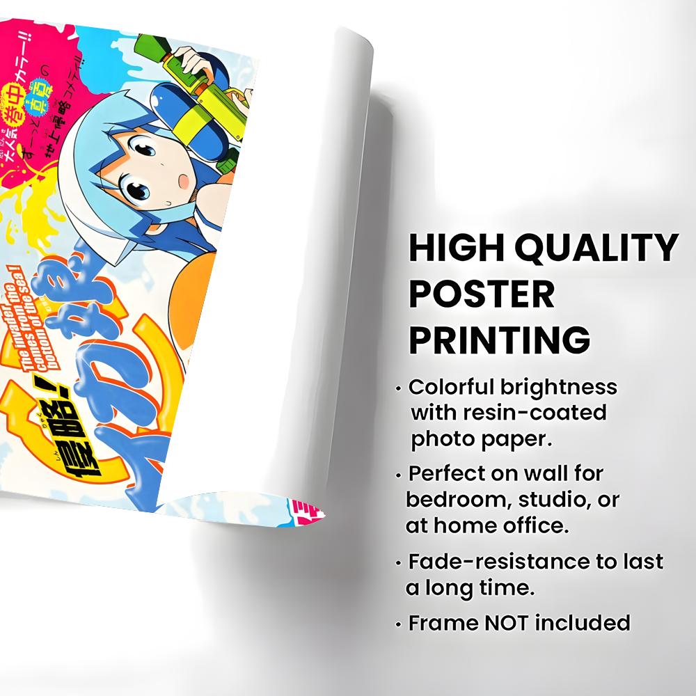 Anime Squid Girl Poster Hochau – Anime Cosplay Wallpaper Bewertung und Preis