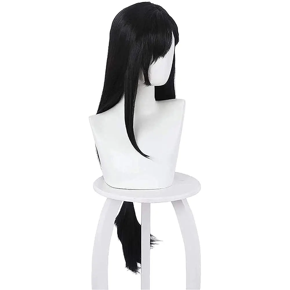 Tifa Lockhart Cosplay-Perücke, – Anime Cosplay Long Black Hair Bewertung und Preis