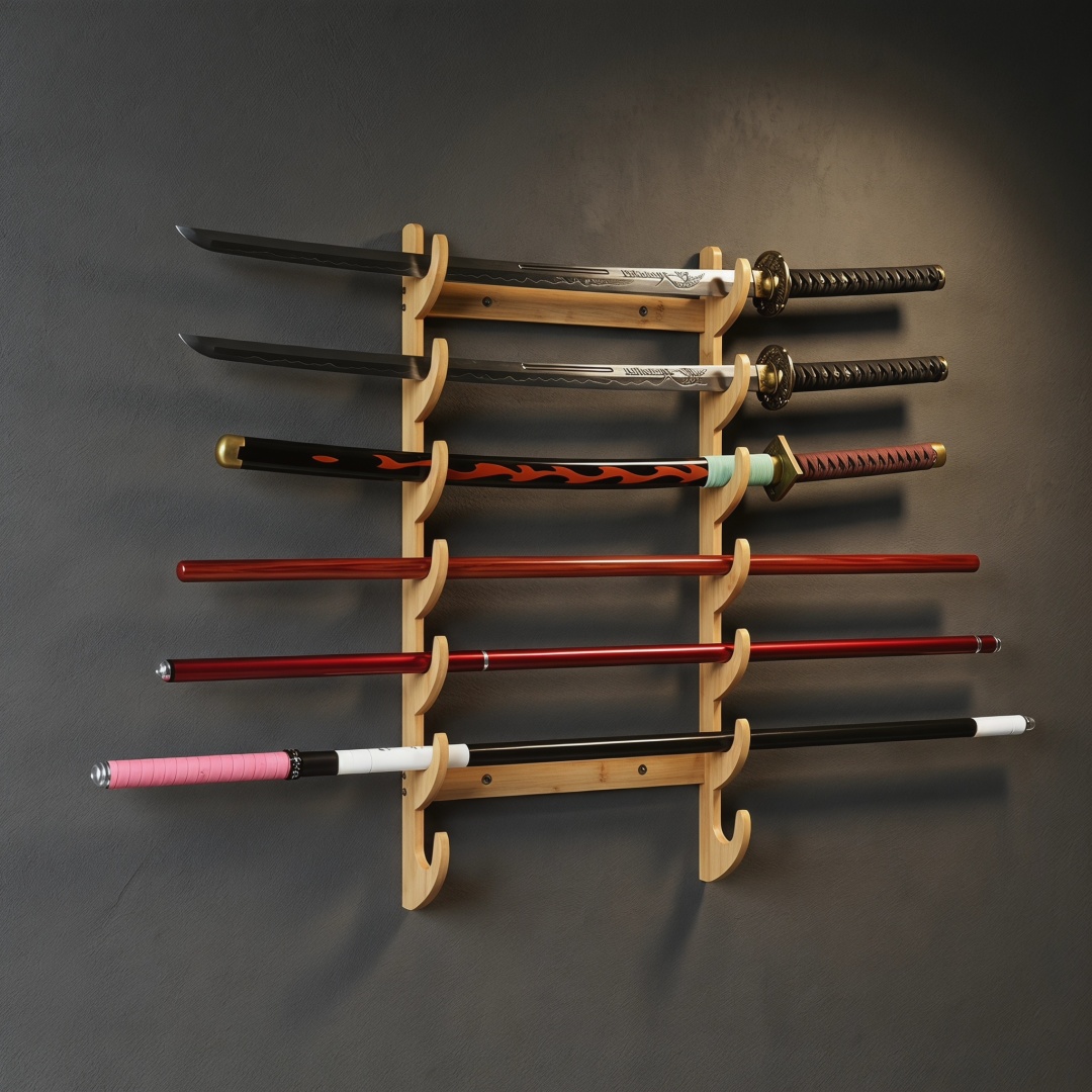 8-lagiges Wandregal zur Schwer – Anime Cosplay Katana Bewertung und Preis