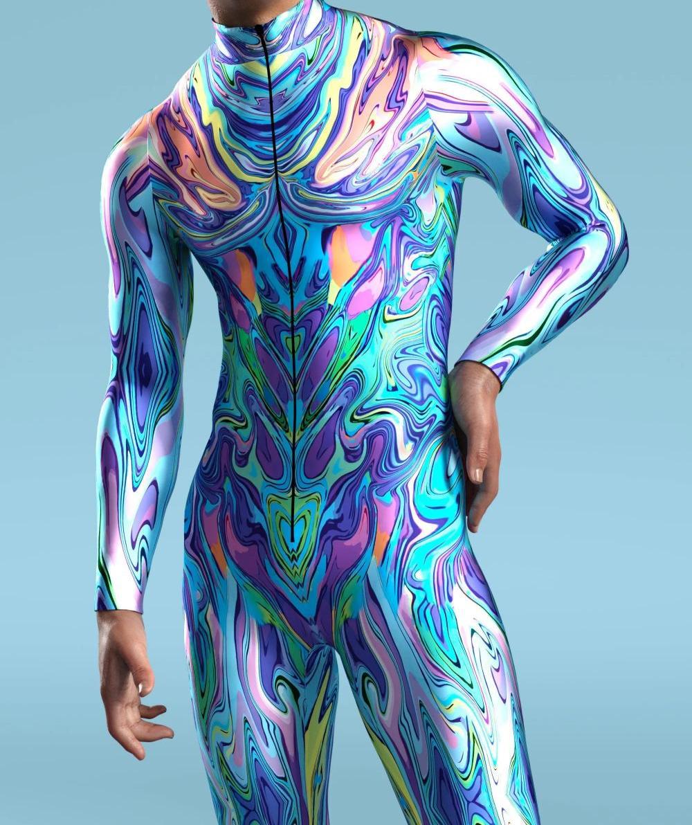 CyberPunk Overall Coole farbig – Anime Cosplay Drawing Bewertung und Preis