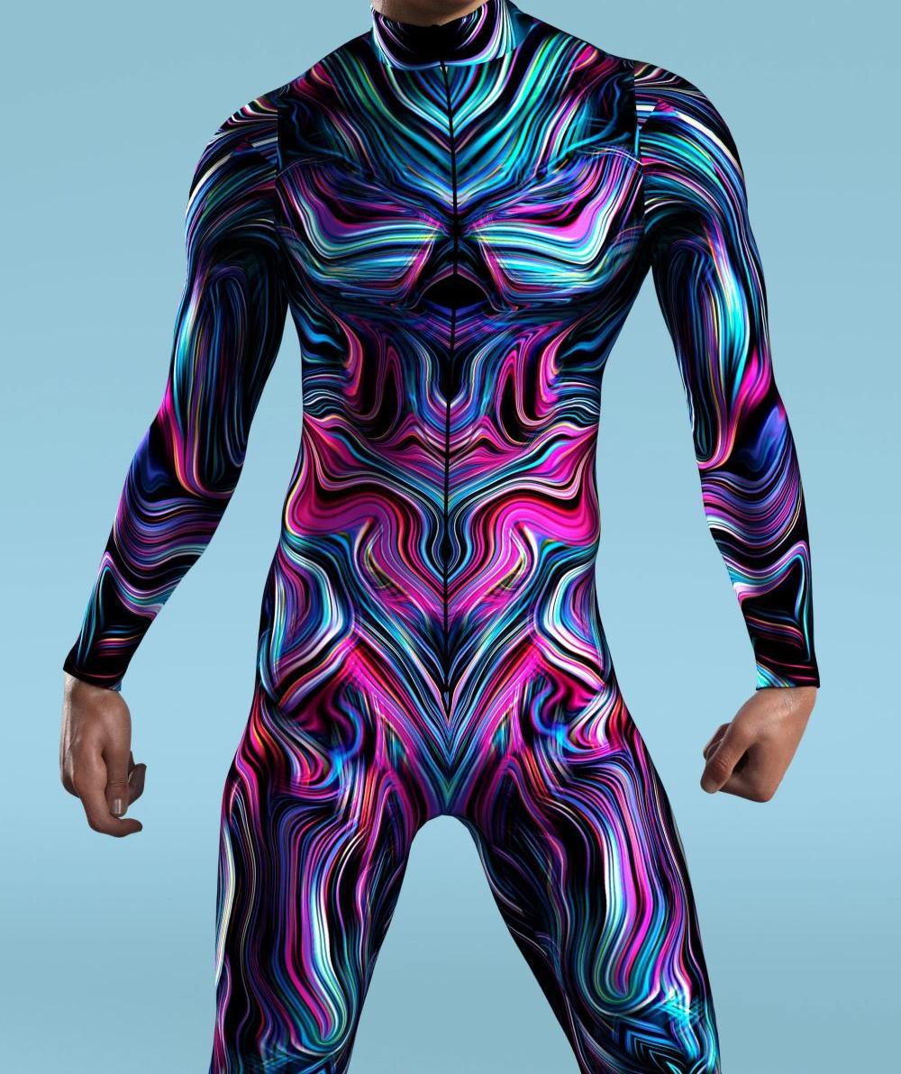 CyberPunk Overall Coole farbig – Anime Cosplay Drawing Bewertung und Preis