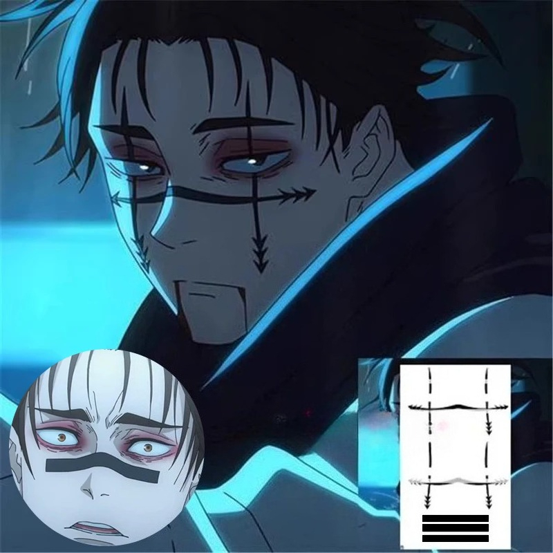Choso Tattoo-Aufkleber Anime J – Anime Cosplay Jujutsu Kaisen Bewertung und Preis